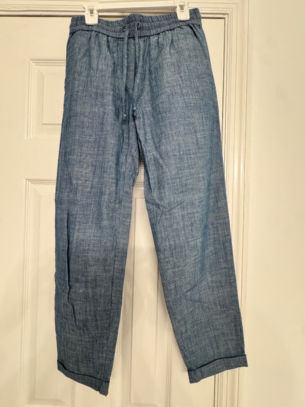 J crew linen ankle pants